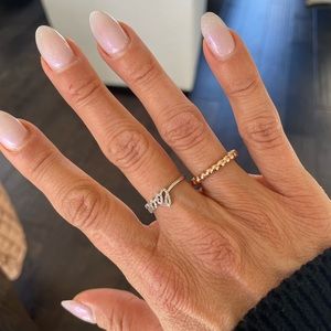 14k solid Rose Gold ring